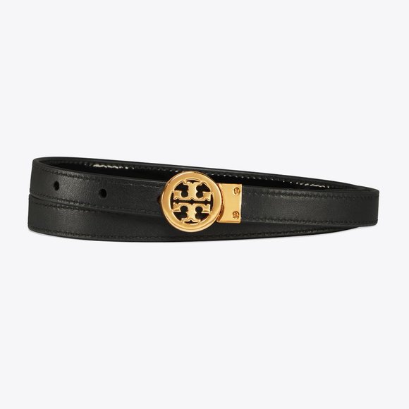 SOLD * Tory Burch Reversible Patent Matte Belt - Picture 2 of 6